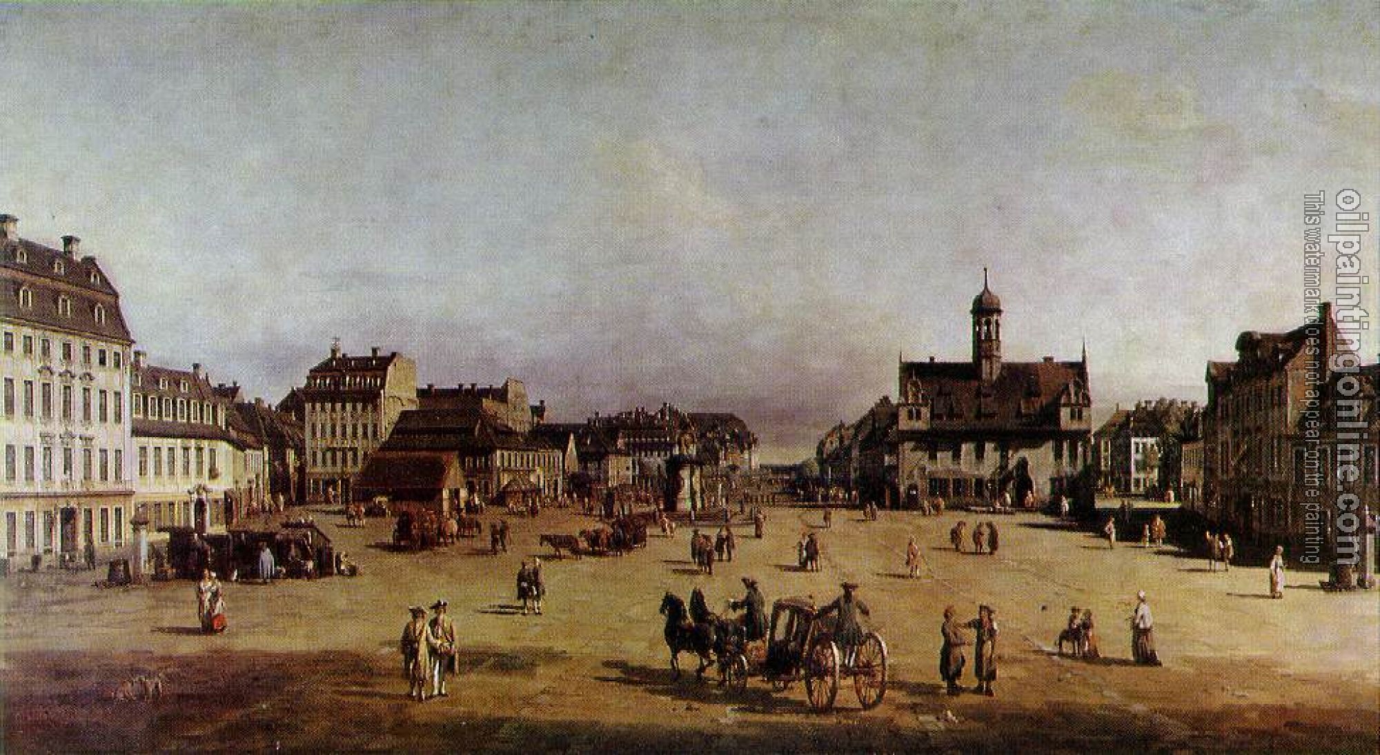 Bellotto, Bernardo - The Neustadter Market in Dresden